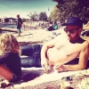 Bild från Tantolunden av @jonasiasen - Day after amputated my legs i went to the beach!