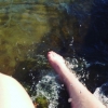 Bild från Playa del Tanto av @saskiacort_official - AW-ar för mig själv i vattenbrynet 