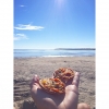 Bild av @deeas90 - Minipizzor på stranden efter jobb sitter riktigt fint, klart det ska bli drömväder när man börjar jobba ☀️