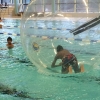 Nu är det höstlov i anläggningen. Idag kan du testa Funballz i stora bassängen 11:00-13:00. Badentré 20:- för barn och ungdomar. Välkommen! /Cilla