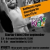 Dax att göra en anteckning i barnens almanacka.
20 september startar höstens Dancing Kidz!
12.15-12.55 4-5 år utan förälder
13.00-13.40 2.5-4 år med förälder
NYHET!
Vi kör gratis 