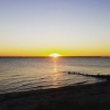 Bild från Fortuna strand av @marcelwilford - Kvällsdopp I #Rydebäck - wonderfult skönt i vattnet 