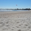 Bild från Sandbybadet av @karin.scherman.ks - Härlig dag på vår strand...tufft med pensionärslivet
