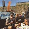 Bild från Fästningshörnan av @rikukoponen - SB Entertainment & Hallifornia tackar för några helt magiska dagar nu laddar vi om för en tung fest inne på Borgården som senare avslutas på Port Du Soleil! #buss #beach #skate #mma #dance #action #magic #love #