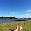 Bild från Gäddeholms Badet av @tennare - Första (och antagligen sista) fötter vid vatten bilden denna sommar...
Men vi njuter av en fredagkväll vid en väldigt fin badplats...