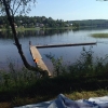 Bild av @paweva - På plats i Rådasjön ska man ta första doppet idag tro??