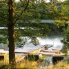 Bild från Rådasjön av @karlforsberg - Gryning; bryggan hemma vid Rådasjön #sweden #pixbo #lake #rådasjön