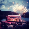 Bild från Rådasjön av @hellsmark - Underbar kväll! 
Enda felet är att det tog slut för fort. 
#erikgadd #musikpåvattnet2015 #rådasjön #mölndal