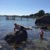 Bild av @lajsaflajsa - Min man slappar på stranden