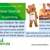 Nästa söndag den 30 augusti kl. 18:30 bjuder vi alla med spring i benen på ett roligt utomhuspass! Ser ut att bli runt 18° och växlande molnighet, utmärkt löparväder alltså :-). 
Vuxna och större barn får följa Stina på en varierad runda i lugnt tempo, va
