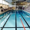 Vår 25 meters bassäng med hopptorn på 1m, 3m och 5m.