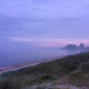 Bild från Stranden i Ystad av @andblo - Sunset at the beach last night. Heading north again. #skåne #sunset #foggy #beach