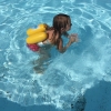Bild från Kronoskogsbadet av @cinnamon1974 - Nu börjar det lossna för Tindra 