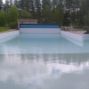 Nu har vi fyllt bassängerna med 957000 liter vatten!