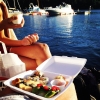 Bild från Bryggan Vid Årstaviken av @blodlonn - Sushibad med @johnnypets 