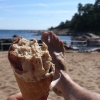 Bild från Handikappsbadet Tylösand av @mickeaaberg - Äntligen en dag på stranden.