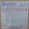 Har ni sett denna skylt när ni gör entré till badet? Där står det varje dag vilken temperatur det är i badet. Idag har vi öppet till 20. Välkommen!