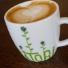 Härlig måndagsmorgon med en stor latte i handen. Mmmm......