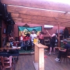 Soundcheck inför kvällens spelning med Myllan. Det låter bra, vänner!