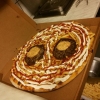 Nu har vi även hamburgerpizza i familjestorlek. 160:- kostar den och smakar dubbelt så himmelskt! Vi ses på Costello!