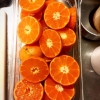 Om några minuter: clementinsorbet.