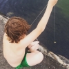 Bild från Rörtångens Brygga av @lilithinspirit - Vi (var väl att ta i...uhum...de andra) badade och hade kul i vattnet. Den här gossen tycker dock att havet är äckligt salt och något överskattat (poolen är bättre 