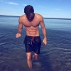 Bild från Knäbäckshusens Strand av @marcciano - Aften badning i 