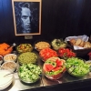 Salladsbuffén med dressing, nötter och hembakat bröd står redo! 
Kom in från det ruggiga vädret och ät en värmande lunch hos oss. 
Idag har erbjuds bla. en god köttfärlimpa eller fisksoppa, välkomna!