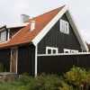 Inngangspartiet med avskjermet terrasse