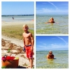 Bild från Väg 100 av @mlain_74 - Tredje badplatsen Väg 100. Grundaste stället helt klart. Seglarskola underhåller. #havet