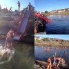 Bild från Hällsviksbadet av @magi7908 - Kvällsbad i Hällsvik med familjen.