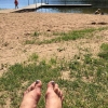 Bild av @mezzanotteskapar - Idag blir det en stillsam dag på stranden #sandbanken #rimbo #bad #badplats #sommar #nyinflyttad #lugnochro #semester