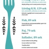Helgens lunch serveras 11:30-14:30, välkomna <3
Till nästa vecka börjar vi även med en dagens lunch (husmanskost) måndag-lördag! :D