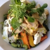 Välkomna till paradiset!!
-Sallad med majskyckling, rostade rotsaker, fetaost,
bakat päron och vitlökscreme
-Ostbutikens räksallad 
-Het majssoppa med koriander och chiligucca
☀️☀️☀️☀️☀️☀️☀️☀️
