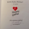 Förra veckan var vi med pengar till Hospice Gabriel och idag kom detta med posten!
