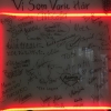 Åter igen är våran tavla full av autografer från våra kära gäster!!..

På lördag har vi liveband från kl 19:00 och spelas kvällen ut!! Titta gärna in och lyssna och ta för er av några Pintxos..

Varmt välkomna