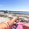 Bild från Sandviken Stranden av @vilmacat - En dag på stranden med min babydoll