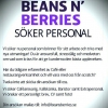 Nu söker vi mer personal till Beans n' Berries. Är du den rätta eller känner den rätta? Maila in på info@beansberries.se