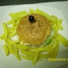Hamburger no Pão no Prato