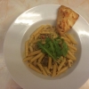 Dagens pasta Italia med oxfilé o champinjoner 60kr