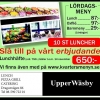 Gilla & dela så lottar vi ut två lunchkuponger, sist och inte minst, viktigt att följa vår sida! Lottning sker på fredag 18:00// lycka till personalen i Upper wäsby