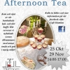 Varmt välkomna på Afternoon tea nu på lördag den 25:e oktober kl.14.00-17.00.
