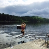 Bild från Sickla Beach av @louise_kjellberg - Kvällsbad