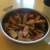 Bild av @henrikhastbacka - Stekt potatis med rostat bröd till lunch. #campingliv #camping #horndal #dalarna