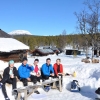 Strålande solsken kanonfina spår -10 till-15 grader kallt på nätterna +6 grader på dagen 65 cm snö i terrängen, nu njuter vi  i snösofforna med kaffe och en frasig våffla.
Varmt välkomna önskar Gunn & Bengt