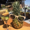 Mr Pineapple som styr vår uteservering idag! 
Kom förbi på en lunch eller ta en skön drink tillsammans med honom på vår #AfterBeach som börjar kl. 16. Men take it slow, det tar ett tag att juice him up!