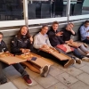 #flotten härliga grabbar som äter pizza fortfarande efter kl.05 