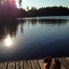 Bild från Getsjötorp av @tyrat22 - Äntligen! #kvällsbad