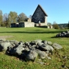 Selångers kyrkoruin, 16 september 2012. Foto: Åke Johansson.