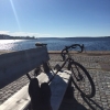Bild från Södra strand av @bikelifeinswedishlapland - Enjoying the #indiansummer morning before work. #August #swedishlapland #södrastrand #luleå #lifeinswedishlapland #singularperegrine #monstercross